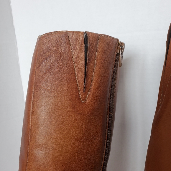 Steve Madden Avilla Brown Leather Riding Boots - Picture 8 of 15